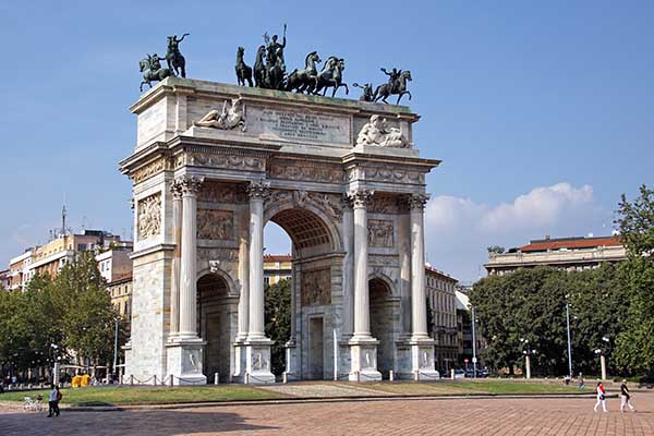 Arco del triunfo Milán Arco del triunfo Milán