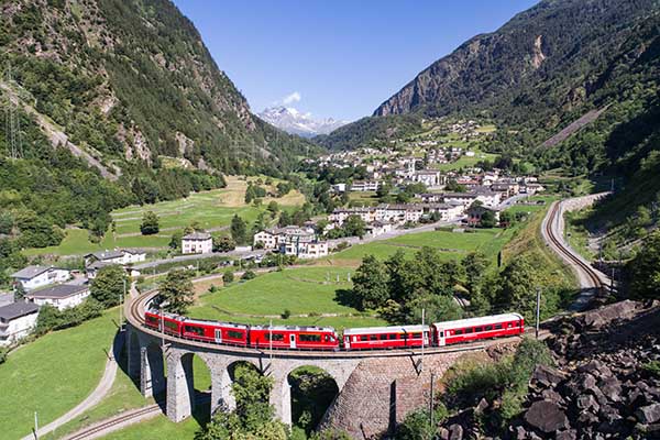 Bernina Tren Sankt Moritz