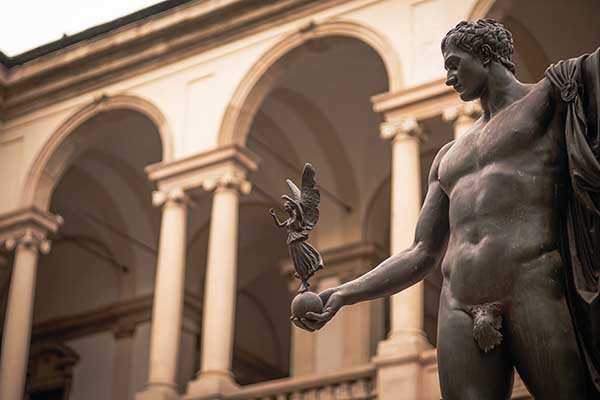 lugar turístico Milán Pinacoteca de Brera lugar turístico Milán