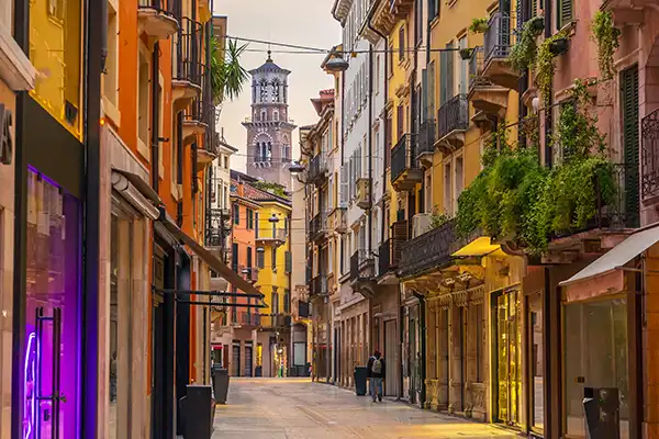 Via Mazzini en Verona